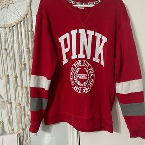 VS Pink Red Pullover Sweater❤️